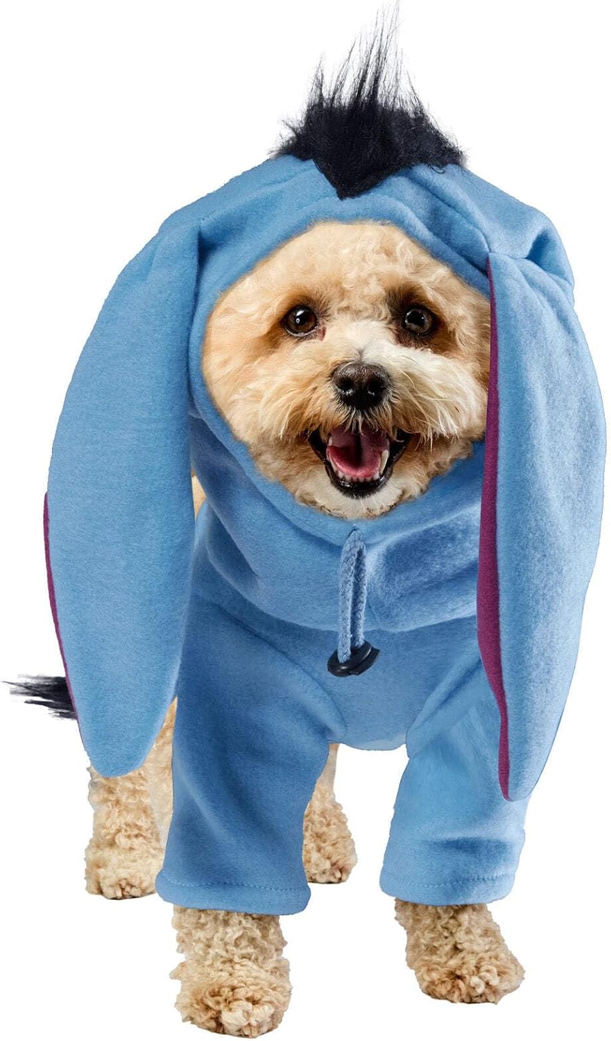 at Party City Disney Winnie the Pooh: Eeyore Pet Costume for For Dogs or Cats by Rubies, Small