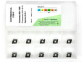 CCGT060202-AL Carbide Inserts for Aluminum CNC Lathe Turning, 10pcs