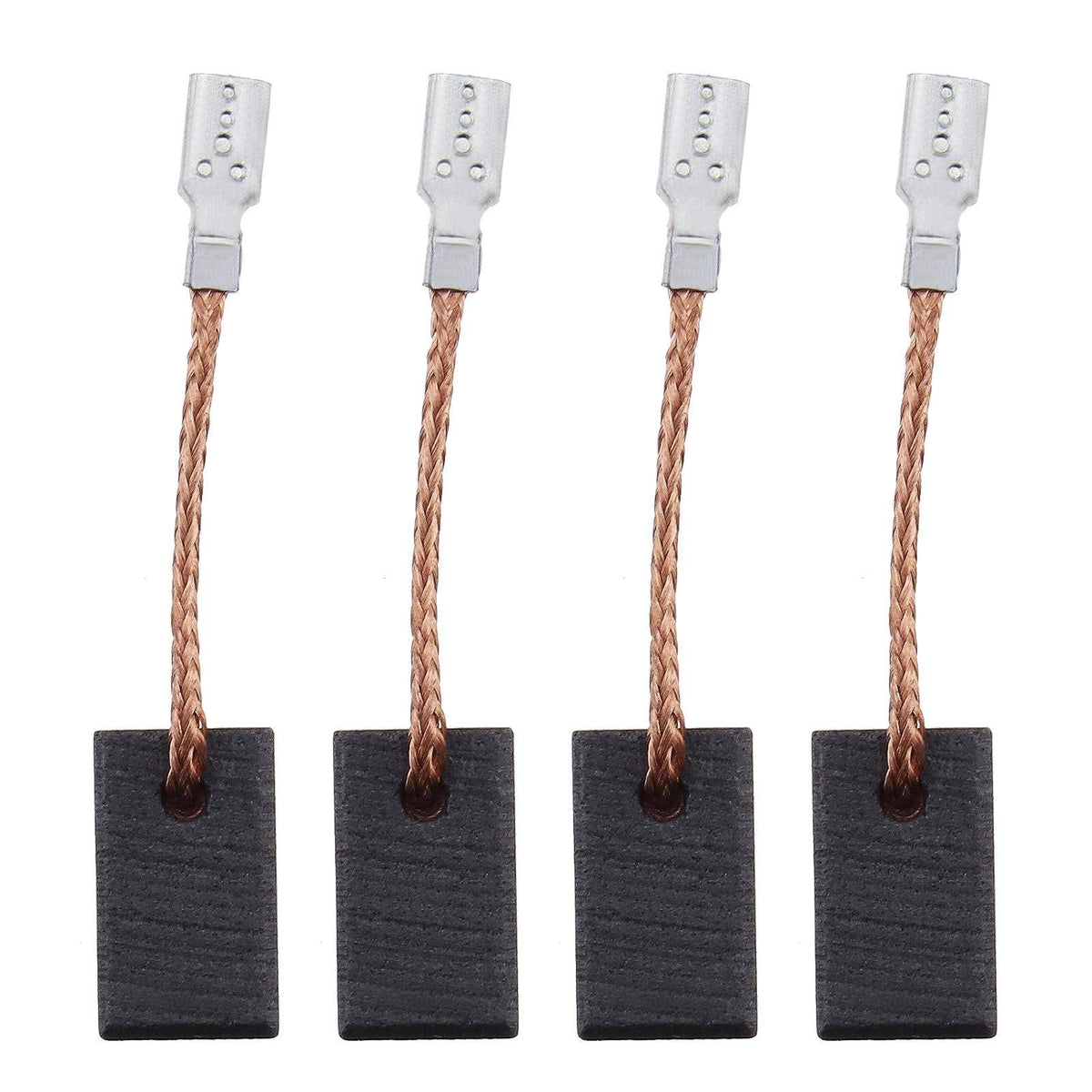 Micro Traders 2 Pairs of Carbon Brushes 6x8x13mm for Rotary Polisher Compatible with RUPES LH 18 EN LH 18 ENS SL 42 A SL 42 AE