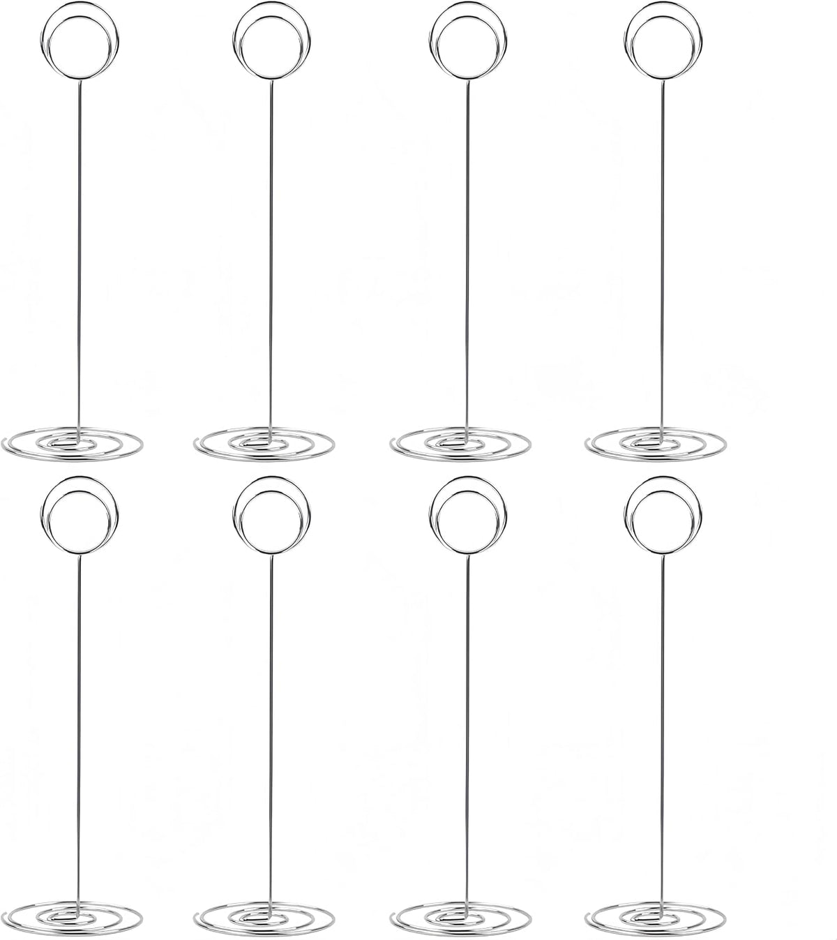 20 Pack 8.75 inch Tall Table Number Holders Place Card Holder Table Picture Holder Wire Photo Holder Clips Picture