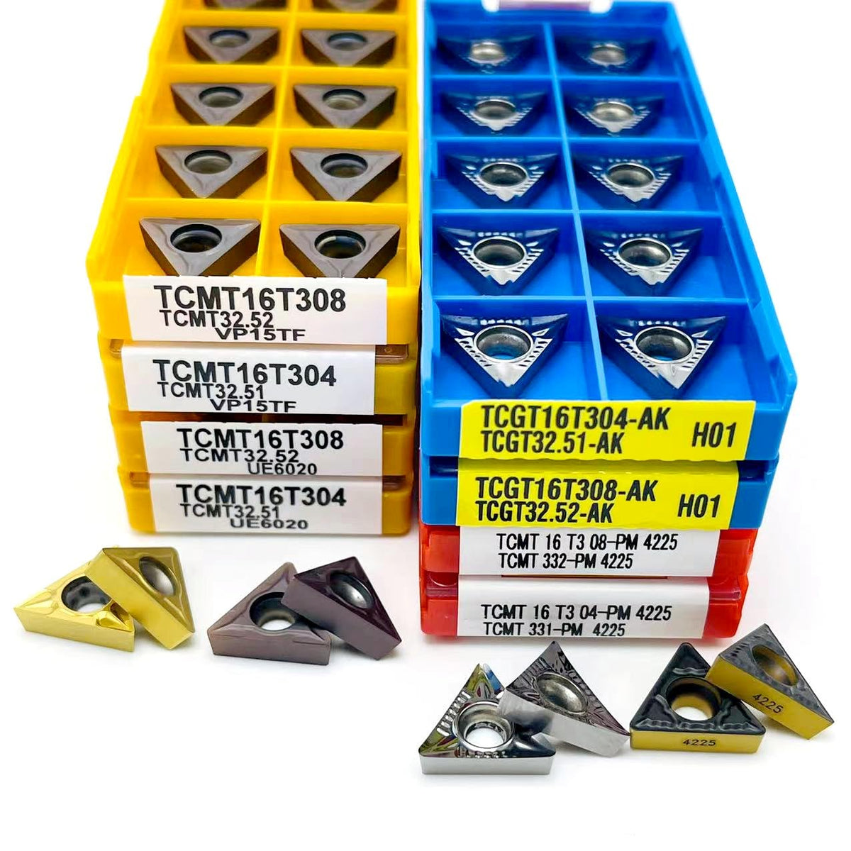 TCMT110204 TCMT16T304 TCMT16T308 Carbide Insert Internal Turning Tool High-Quality Turning Inserts Metal Lathe Cutting ToolsTCGT(TCMT16T304 PM 4225)