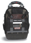 Pro Pac Tech Pac Tool Backpack – Heavy-Duty Weatherproof Tool Bag with 46 Pockets, Waterproof Molded Base & Ergonomic