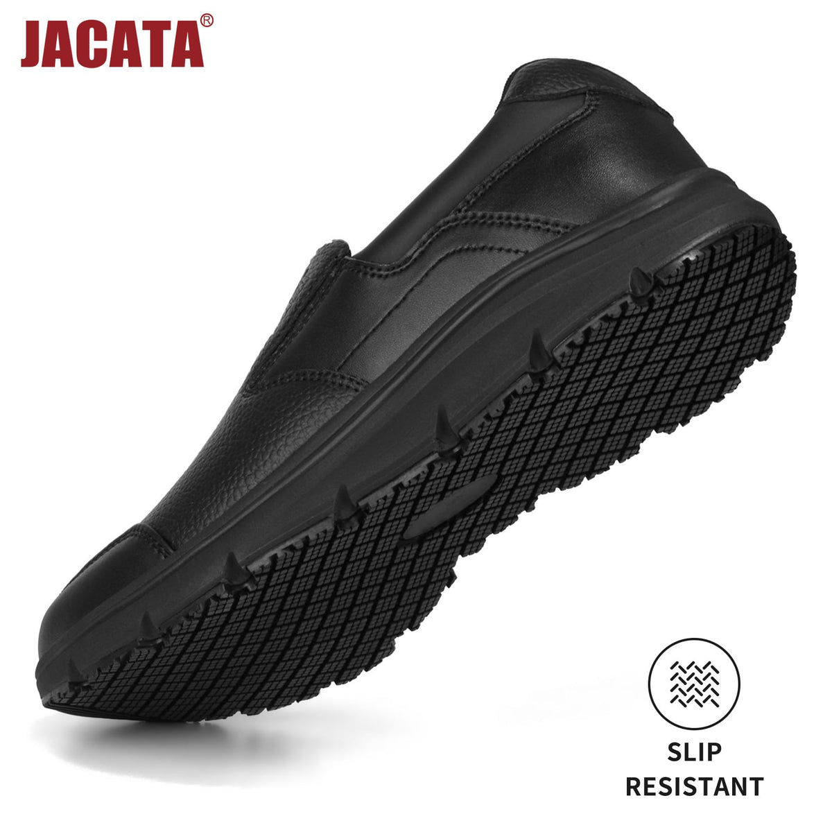 Non Slip Work Shoes for Men Food Service Slip on Chef Walking Shoes