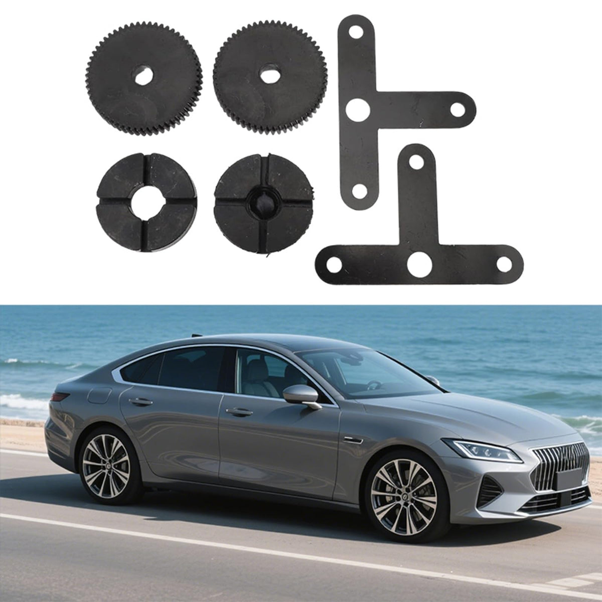 51072-54 Headlight Motor Repair Kit with Brass Gear