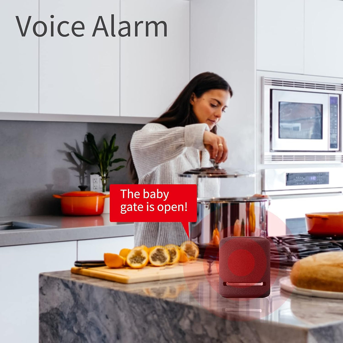 Zigbee Door Sensor and Water Leak Sensor, for Home Security and Smart Home Automation, Works with SmartThings