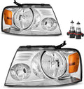 Headlights Halogen for 2004-2008 Ford F150