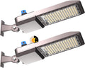Lightdot Parking Lot Lights 320W, 2Pack ARM Mount LED Pole Lights Outdoor