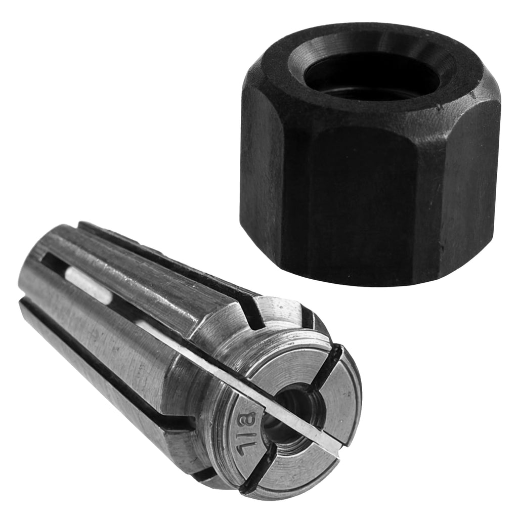 1/8in Collet & Nut Assembly, Model #48-66-2486, New Replacement Parts for Milwaukee OEM 2485-20 2486-20 Quality
