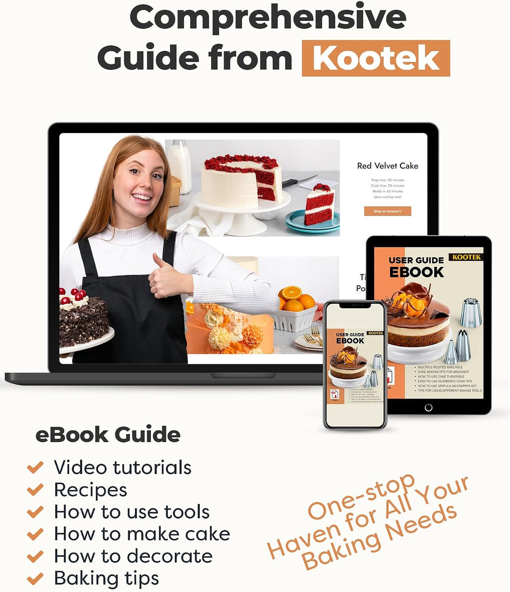 71 Cake Decorating Kit Baking Supplies Tools for Beginners & Pros