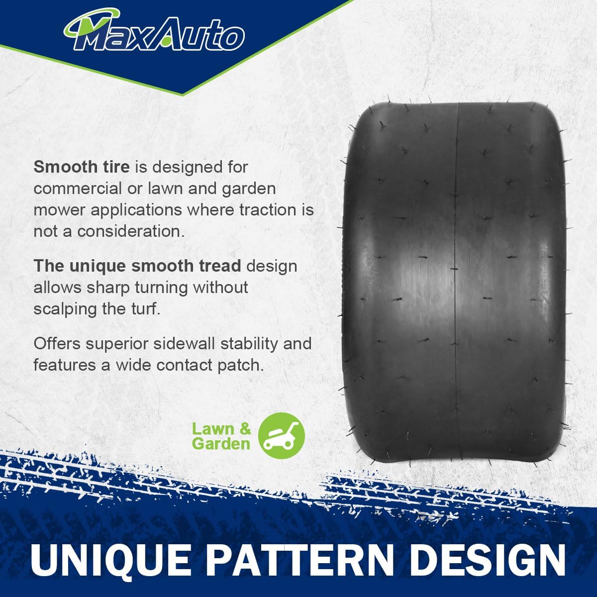 13x6.50-6 Lawn Mower Tires,13x6.50x6nhs Zero Turn Tires,13-6.50-6 Smooth Turf Tires,13x6.5-6 Tires Replacement For