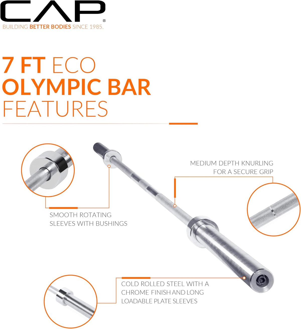 Olympic Weight Set with 7ft Barbell & Bumper Plates | 160-370 lbs | Multiple Options