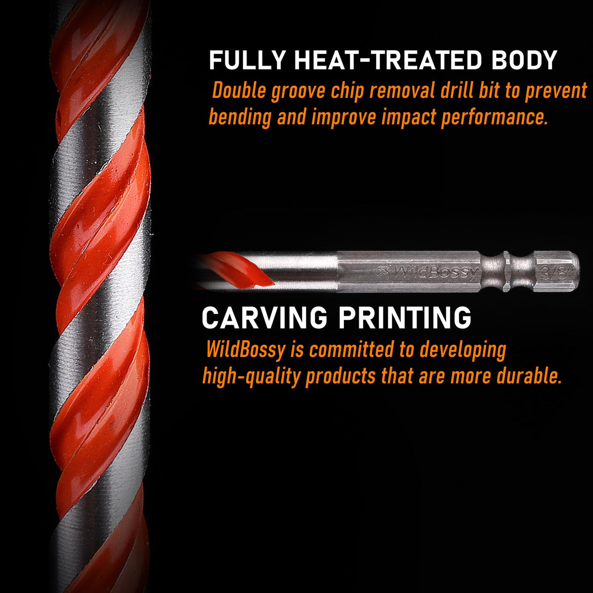 Concrete Drill Bit Set 3/8" (5PCS)