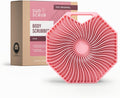 Antimicrobial Silicone Body Scrubber, Exfoliating Body Brush for Sensitive Skin, Antibacterial Shower Scrubber for