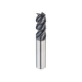 SPEED TIGER Carbide Square End Mill - 4 Flute - IPVE3/8 4 (1 Piece, 3/8") - Unequal Flute Spacing & Helix Design - Anti-Vibration - for Stainless Steel - Mill Bits Sets for DIYers & Professionals