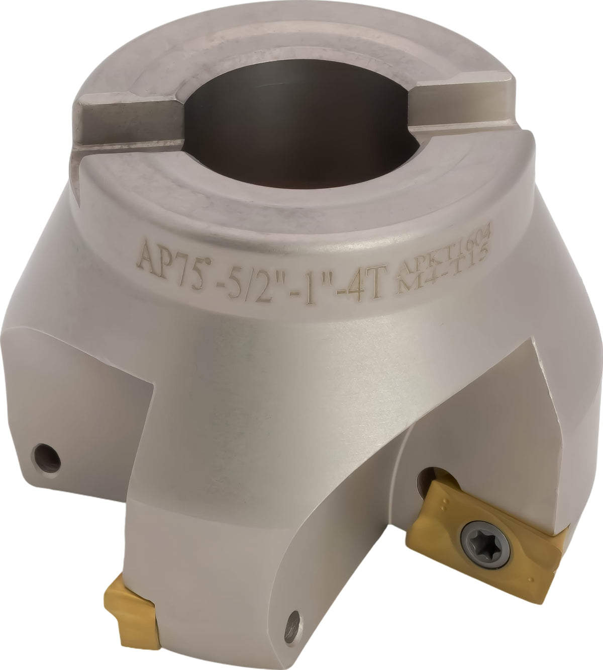 CME 2-1/2" 75° Indexable Face Mill, Incl 4 APKT1604 Inserts