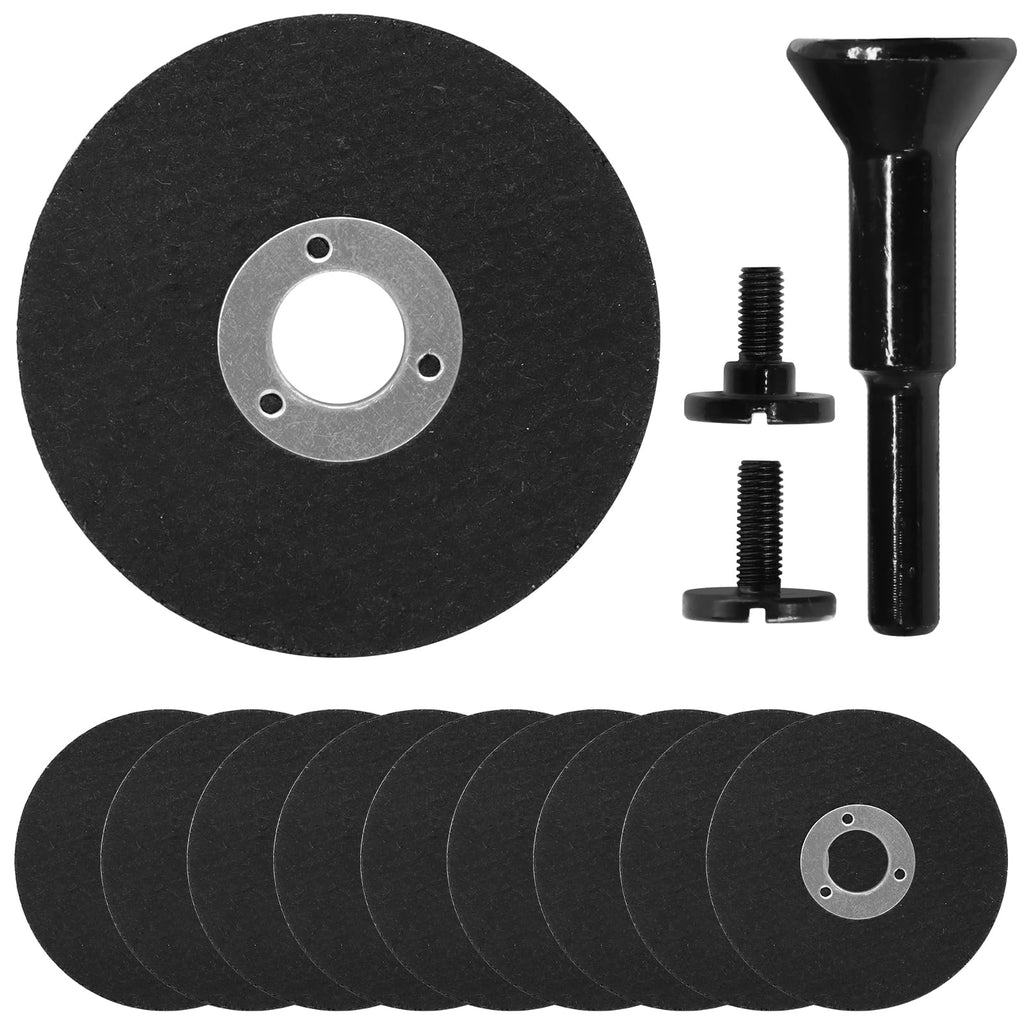 Jersvimc 10Pcs Die Grinder Cut Off Wheel with Mounting Mandrel