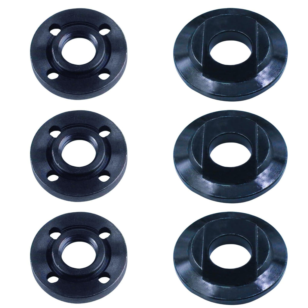 Metal Angle Grinder Inner Outer Flange Nut（3 Set）Replace Black & Decker Dewelt 224399-1 193465-4 224568-4 Inner Outer Flat Adapter Nut
