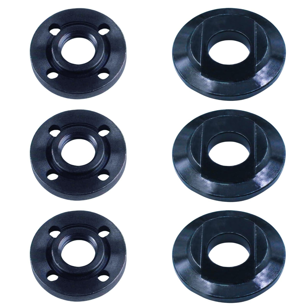Metal Angle Grinder Inner Outer Flange Nut（3 Set）Replace Black & Decker Dewelt 224399-1 193465-4 224568-4 Inner Outer Flat Adapter Nut