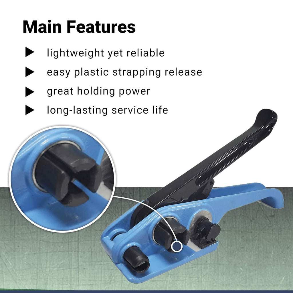 PET Strapping Tensioner Tool P-330 (with Cutter) for 3/4" Width PET & Polypropylene (PP) Strapping - Strong Strapping
