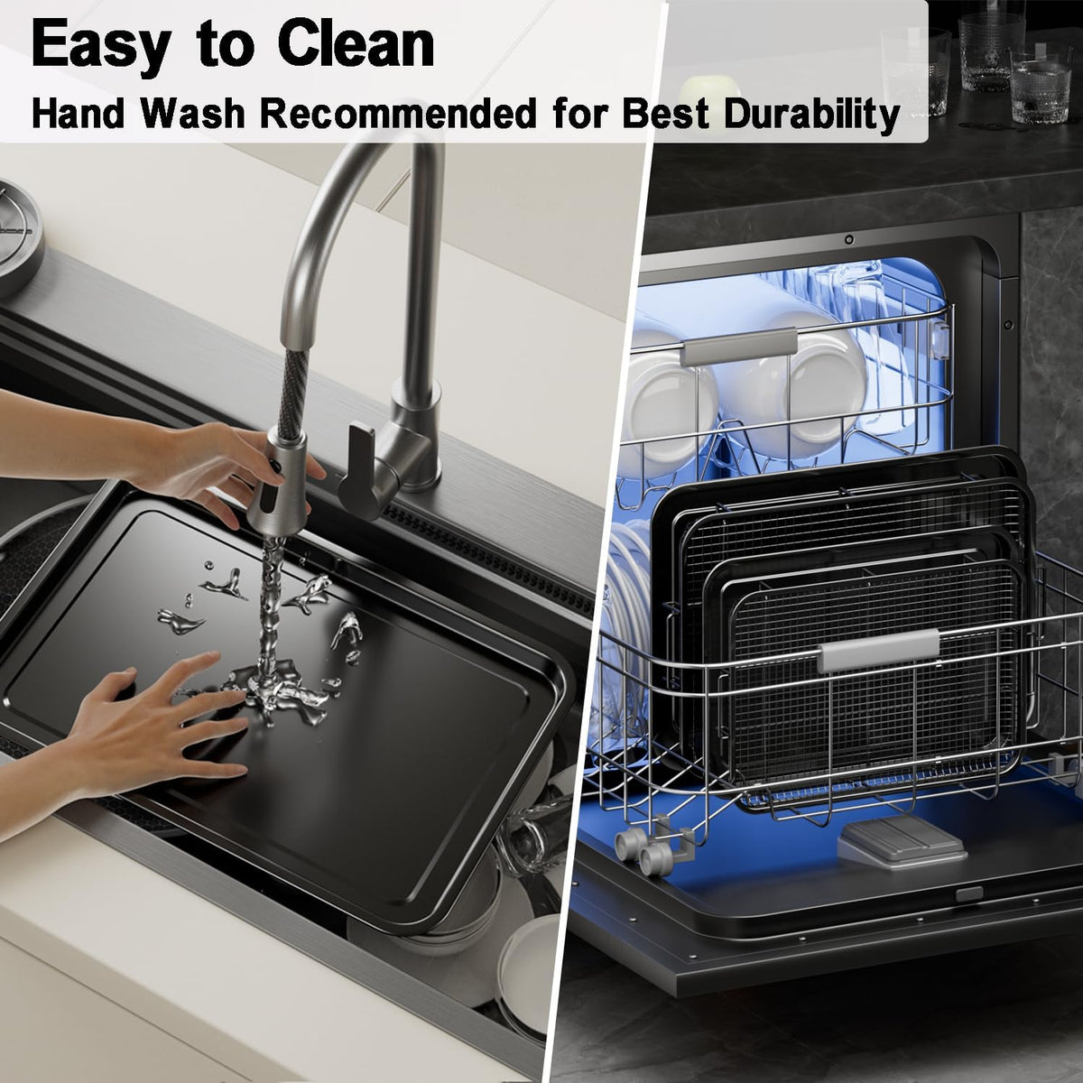 Air Fryer Basket for Oven, 2 Set Oven Air Fryer Basket and Tray For Cooking | with 60 Sheets Parchment Papers,THORSES