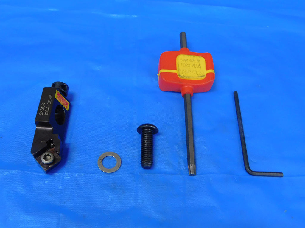 SANDVIK SSSCR 10CA-09-M INDEXABLE Turning Tool Cartridge W/Assembly KIT - M-MB9130RDT