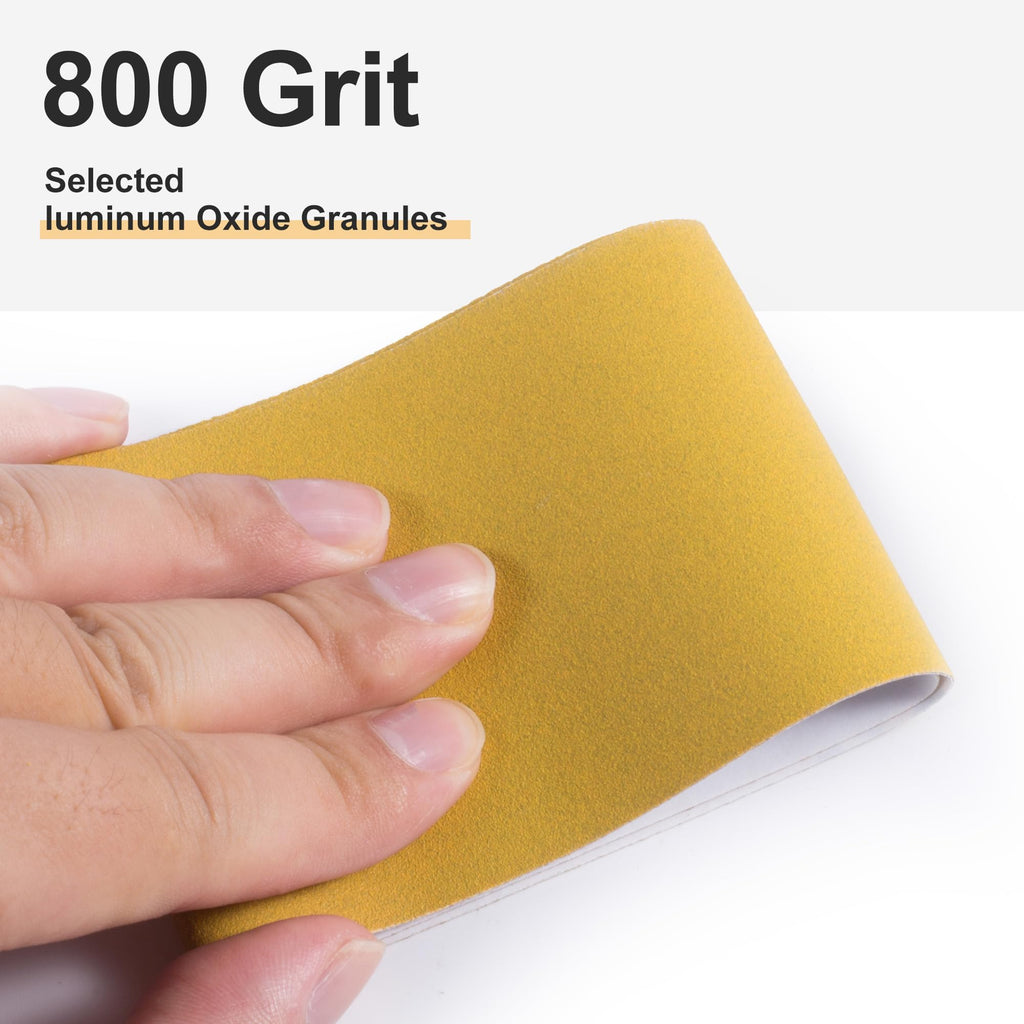 CowboyBOB PSA Sandpaper Roll Self Adhesive Stickyback PSA Sandpaper 800-Grit Sandpaper Roll 2-3/4in x 20 Yards Aluminum Oxide Longboard Sand Paper Continuous Roll