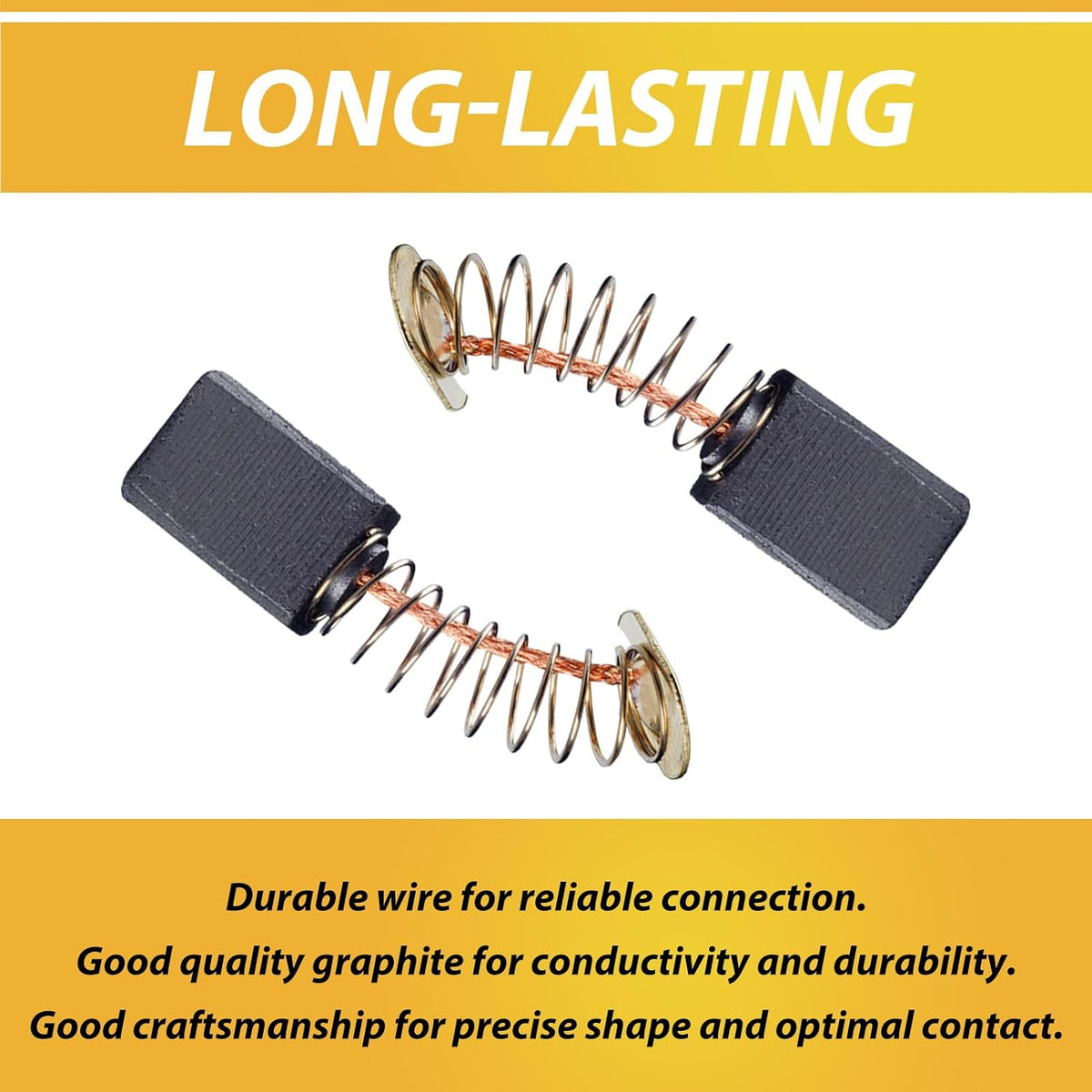 10Pack RT0700CX3 RT0700C RT0701C Carbon Brush Set Compatible with Makita 1-1/4 HP Compact Router replacement part