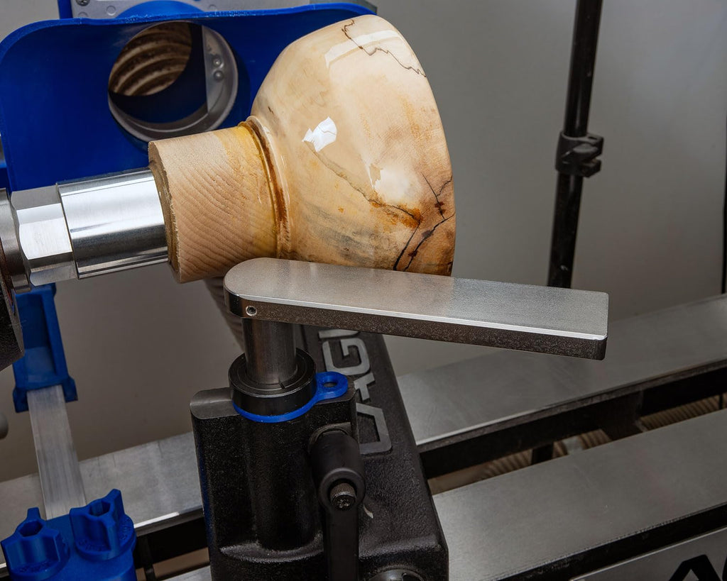 Simple Woodturning Tools Tool Rest Platform with Post & Collar for Simple Scraper or other Turning Tools, Helpful for Hollowing, USA Made (1" Dia x 6.25" Long Post, 7" Width Rest)
