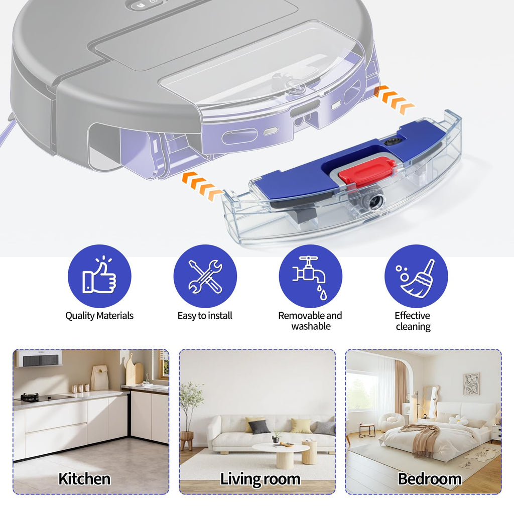 ZLiT Sewage Water Tank for Dyson Spot + Scrub AI Robot Vacuum Cleaner Dirty Water Tank Replacement Part (1pcs sewage water tank)