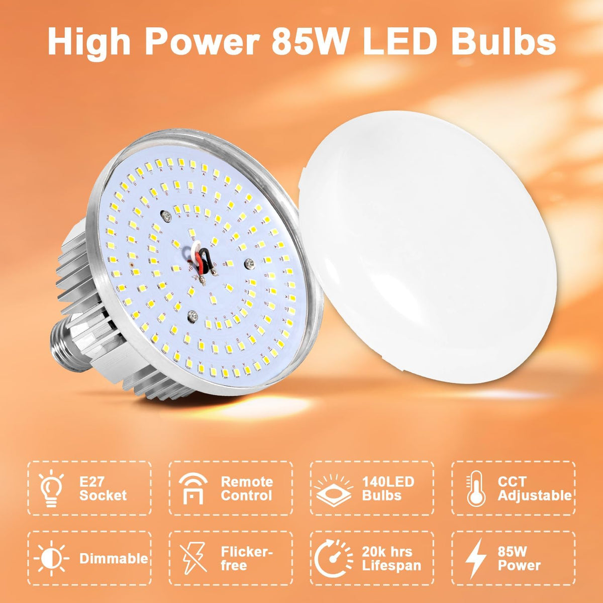 Softbox Lighting Kit 2pack,Thoslatay16x16in Soft Box Upgrade 85W 2700-6400K 100-240V LED Bulbs Professional