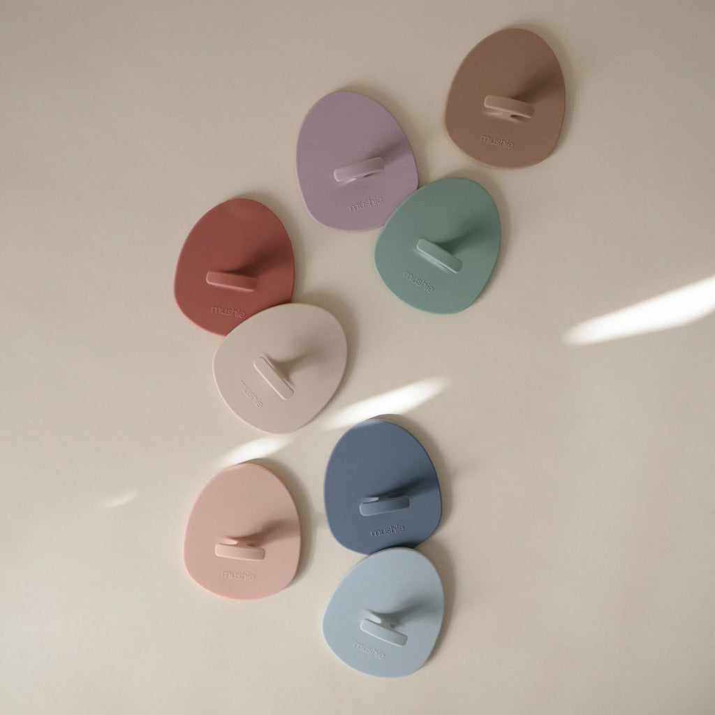 Baby Bath Cradle Cap Brush | Soft Silicone Bristles for Dry Skin, Eczema, & Cradle Cap Treatment | 2-Pack (Rose/Soft