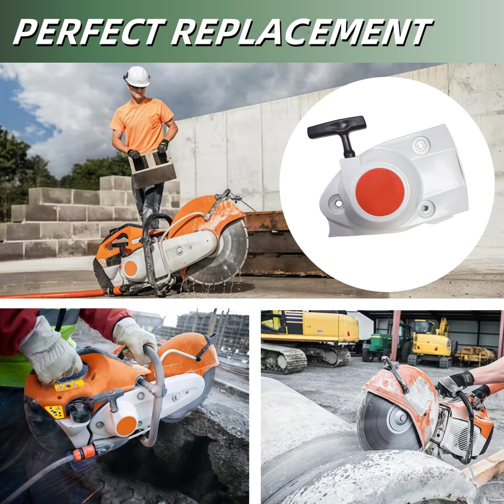 Recoil Starter Assembly Compatible with Stihl TS410 TS420 4238-190-0300