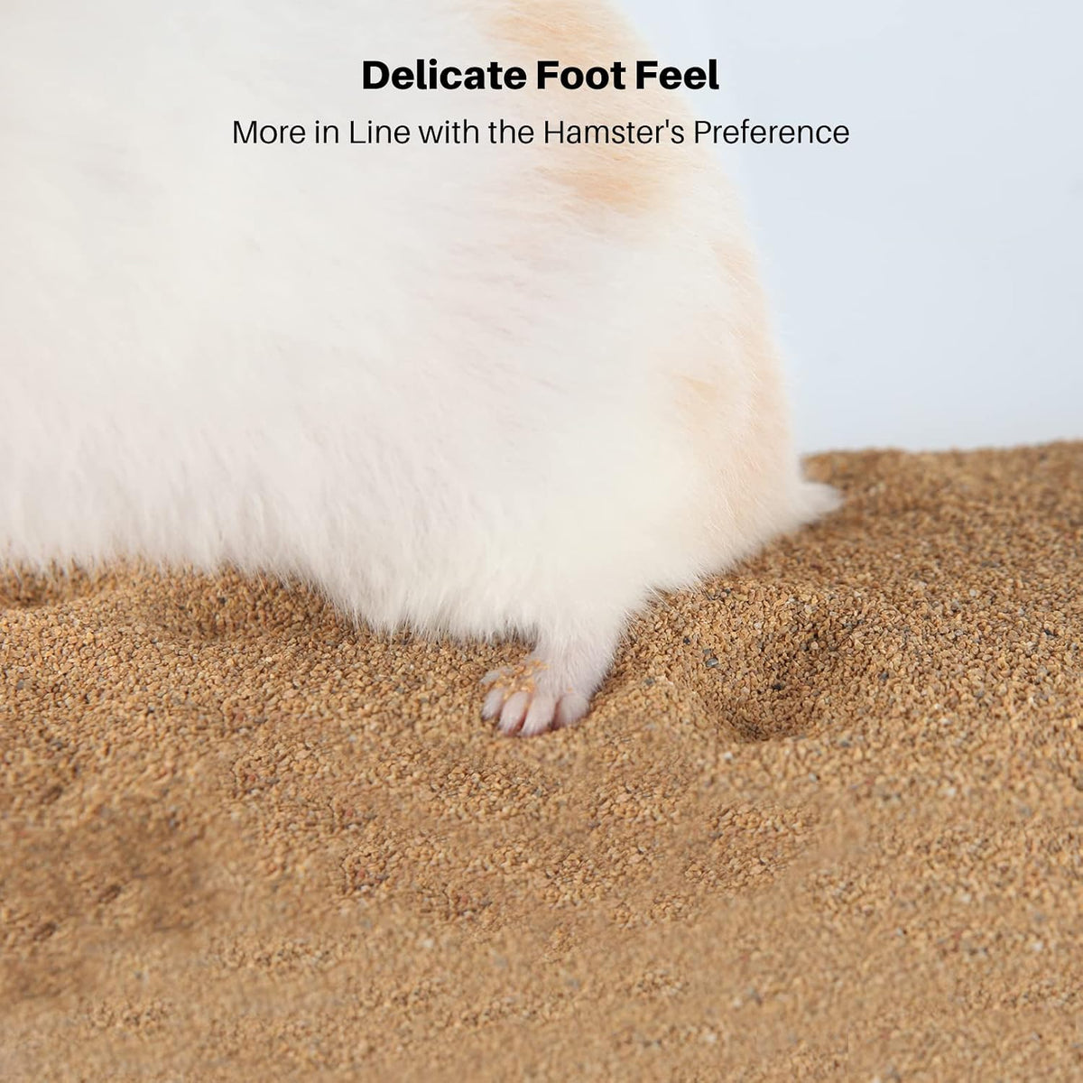 Hamster Bath Sand with Pour Spout, 6.6LB Desert Bath Sand | No-Dust Potty Litter Calcium-Free Sand for Hamster