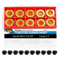 Asieg Tool Ci0 16mm Round TIN Carbide Inserts Cutters Knifes Titanium plating Indexable Replacement with Screws Fits For Full Pro Size DIY Wood Turning Finisher Hollower Tools Woodworking Lathe 10pcs