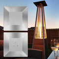 2-Pack Patio Heater Reflector Shield, Aluminum Replacement