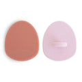 Baby Bath Cradle Cap Brush | Soft Silicone Bristles for Dry Skin, Eczema, & Cradle Cap Treatment | 2-Pack (Rose/Soft