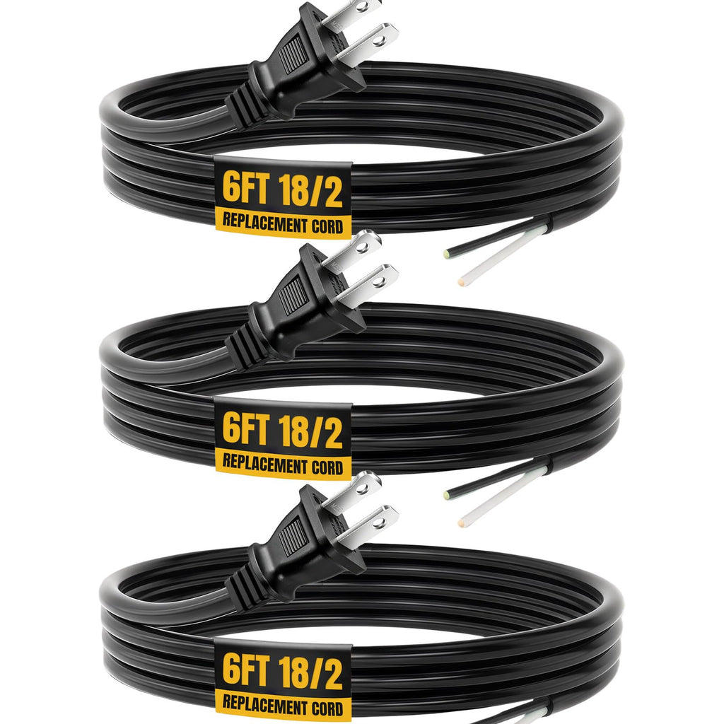 6-Feet 18/2 Power Cord Replacement for Metabo Grinder Drill Sander Tool
