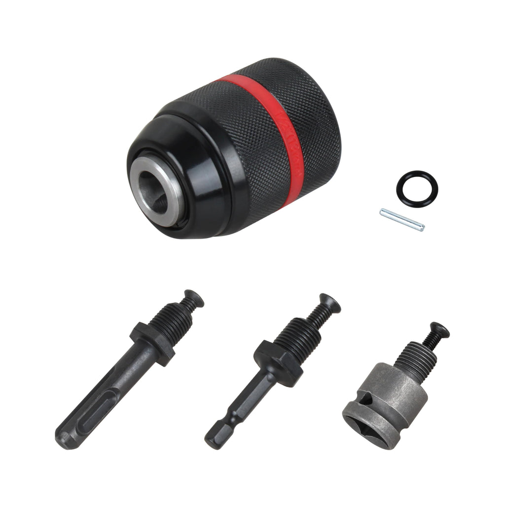 Zfegto Keyless Drill Chuck Compatible with Milwau-kee,Impact Wrench Adapter