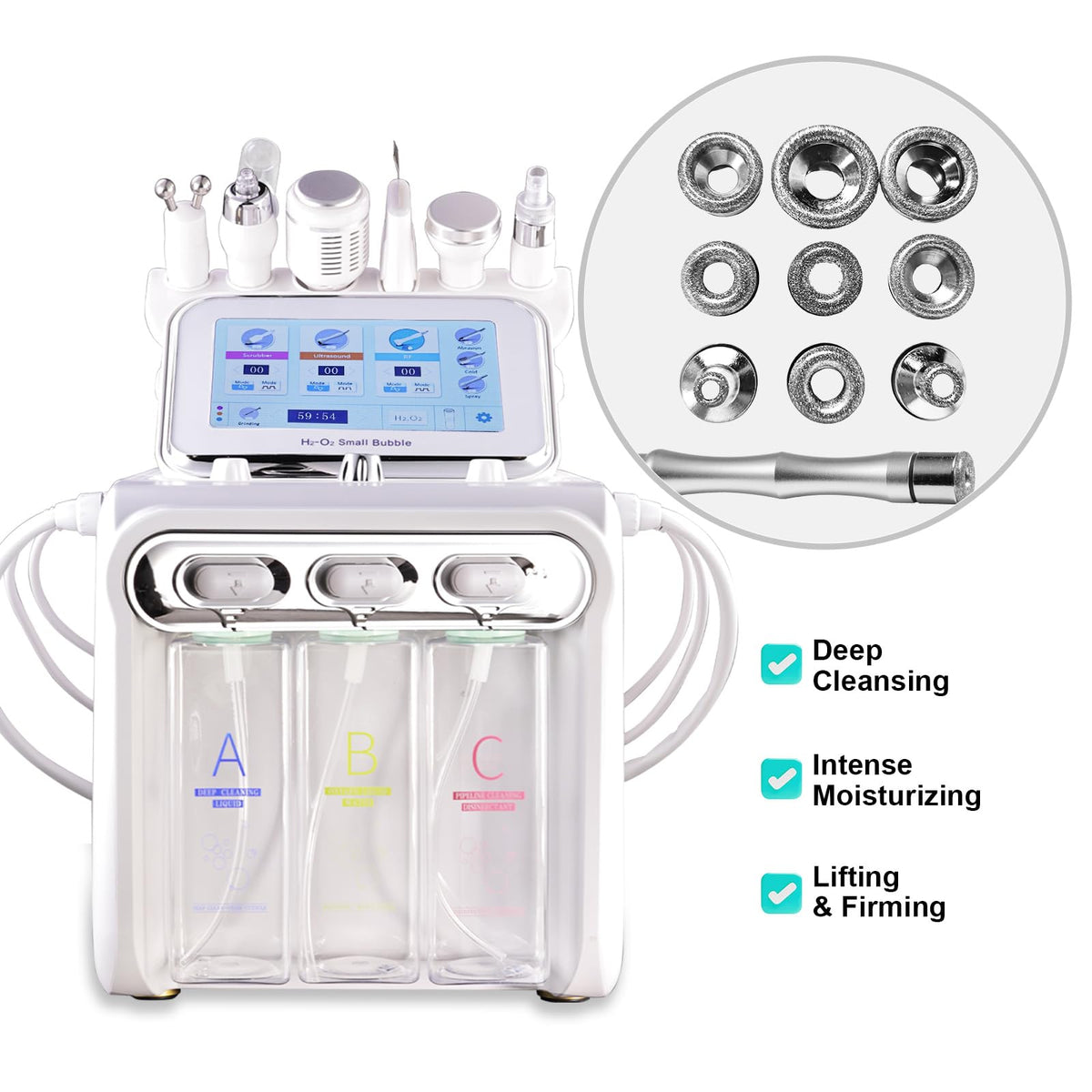 Hydrogen Oxygen 7 in1 Diamond Microdermabrasion Machine