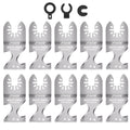 Oscillating Multi Tool Hook Knife Blade Scraper, 10PCS Asphalt Shingle Cutter Tool for Cutting Soft Materials