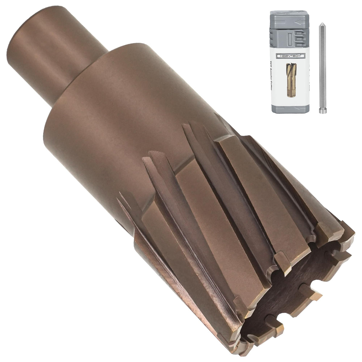 KEENTECH Carbide-Tipped Annular Cutter, 1-1/2" Diameter x 2" Depth