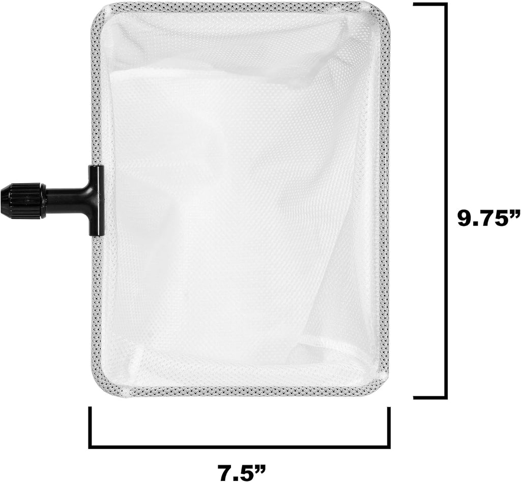 Aquarium Fish Net with Extendable 22"-33" Handle, Telescopic Fish Tank Nets, Fine Mesh Net for Fish and Shrimp