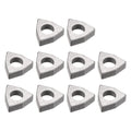 uxcell Carbide Insert Seat Shim MW0804 Turning Tool Thread Lathe Shim Seats 10Pcs