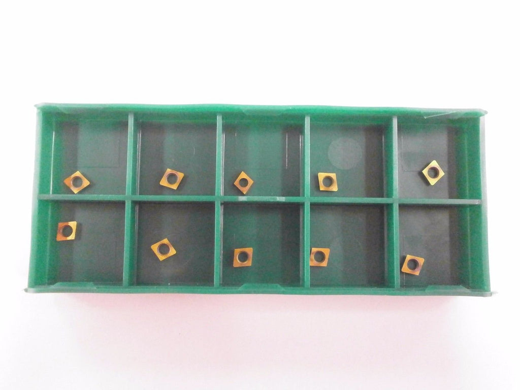10pc) ToolFlo Bantam CDCD 51 GP22 Coated Carbide Indexable Boring Inserts Tool Flo Made in USA