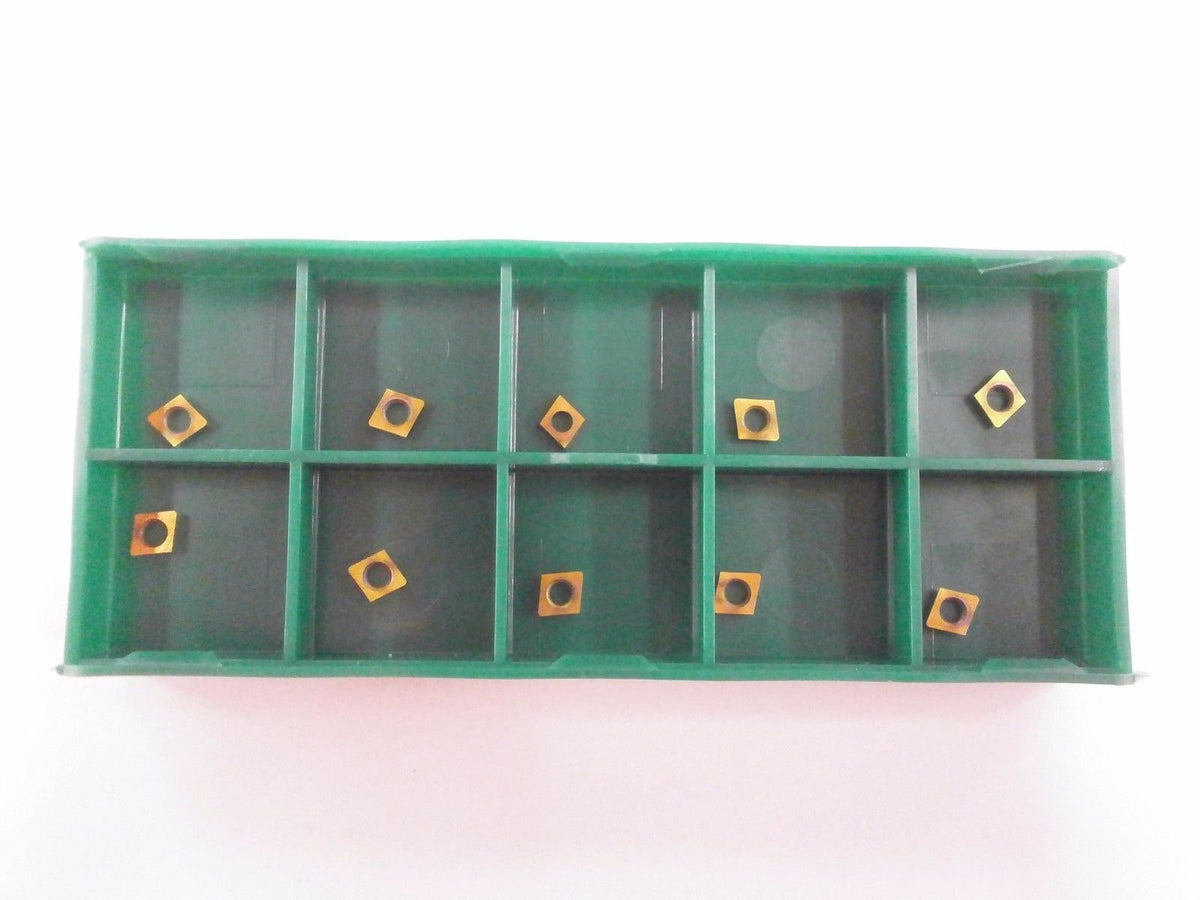 10pc) ToolFlo Bantam CDCD 51 GP22 Coated Carbide Indexable Boring Inserts Tool Flo Made in USA
