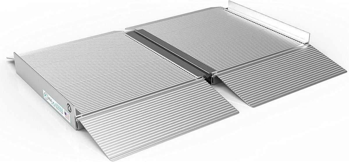 Suitcase Singlefold Portable Wheelchair Ramp, 2 x 30 in