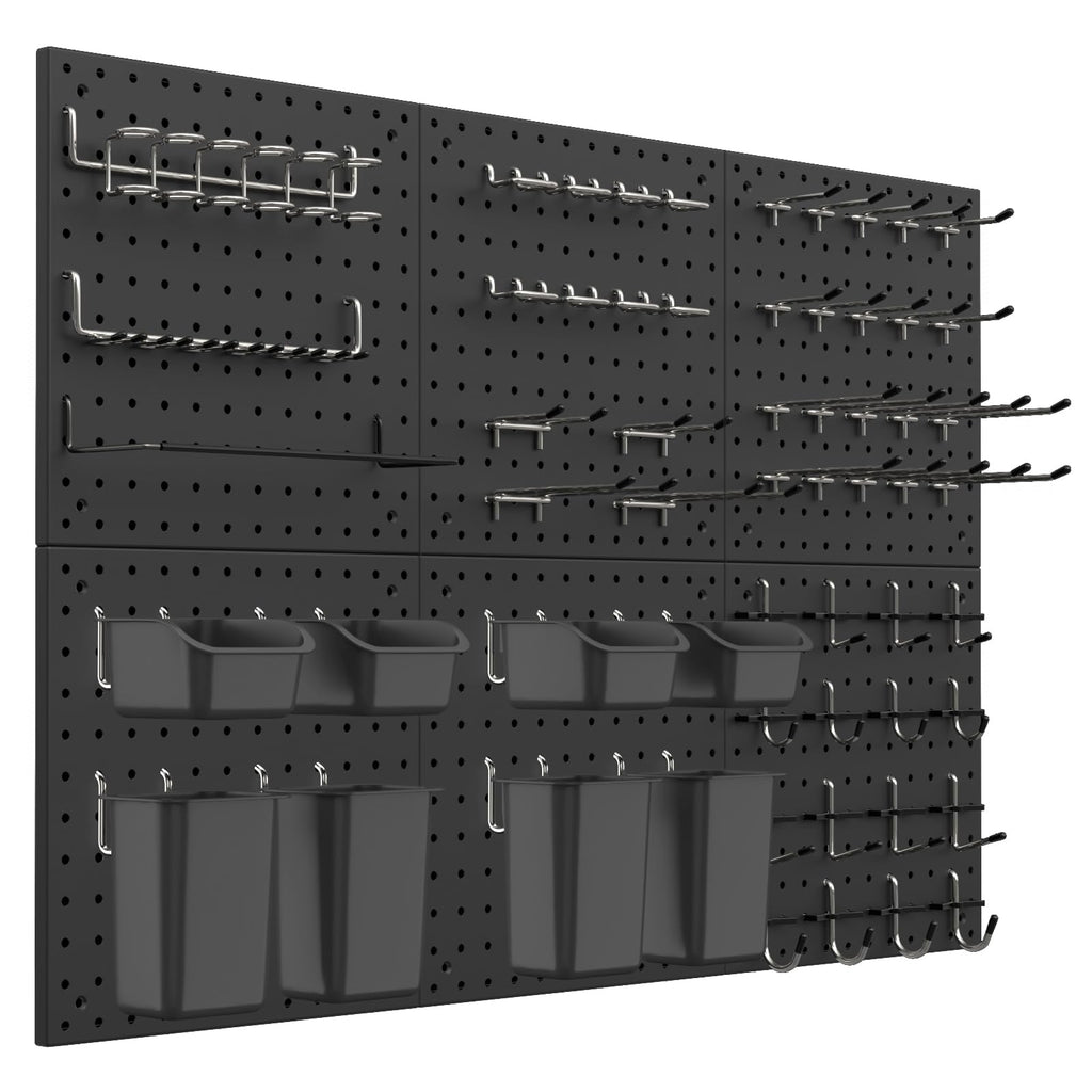 Peg Board Kit, Includes Pegboard and Accessories,with Hooks and Bins,Peg Board Wall Organizer for Office,Ornaments