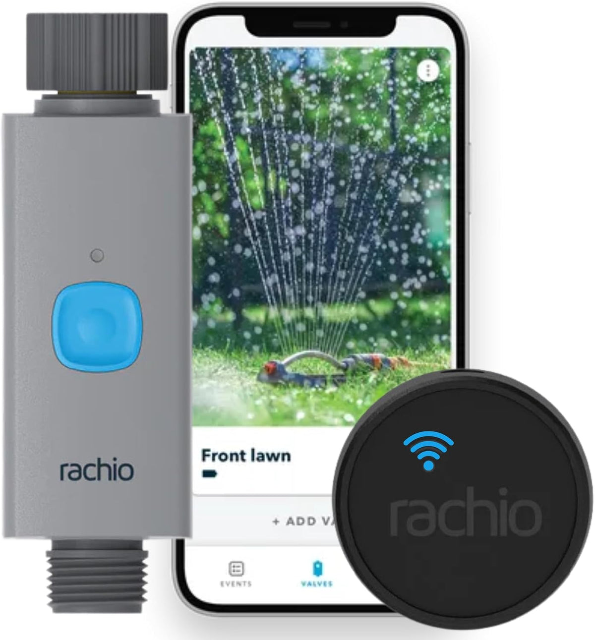 Smart Hose Timer: App-Controlled Faucet Timer. 1 Valve + 1 WiFi Hub | Quick Install & Scheduling, App Control