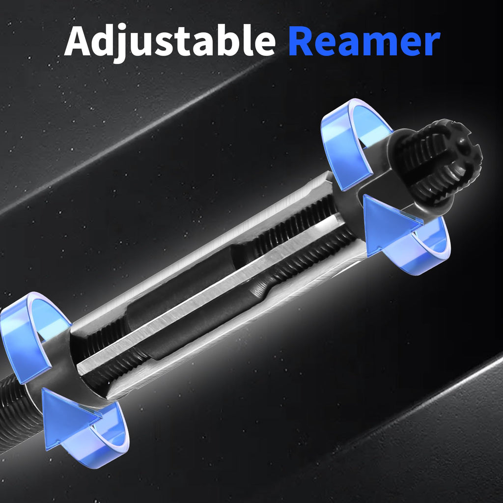 FOCMKEAS 17-19mm Adjustable Hand Reamer, HSS 9CRSI Hand Reamers