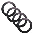4 Pack DAC-308 Piston Ring Kit - Oil-Less Air Compressor Piston Ring Replacement for Craftsman K-0650 K-0058 KK-4835 KK-5081 A02743, Fits for De-Walt Porter Cable Devilbiss Compressors